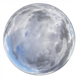 12K clouded skydome HDRi panorama